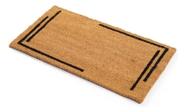 Kapazi Tapete Capacho Porta De Entrada Fibra De Coco 60 X 33 Cm Bege