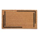 Kapazi Tapete Capacho Porta De Entrada Fibra De Coco 60 X 33 Cm Bege