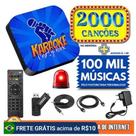 Karaokê Party Box Profissional Preto De 2000 Músicas Com Pontuação Não Precisa de Internet Karaokê Party Box Profissional Preto De 2000 Músicas Com Pontuação Não Precisa de Internet
