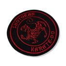 Karatê Shotokan patch bordado passar a ferro ou costura 9,5x9,50 cm Karatê Shotokan patch bordado passar a ferro ou costura 9,5x9,50 cm