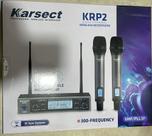 Karsect microfone duplo s/fio mao krp2r Karsect microfone duplo s/fio mao krp2r