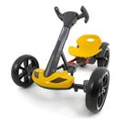 Kart eletrico infantil dobravel ate 65kg com led e controle - xcell -