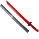 Katana Com Bainha Vermelho, Preto E Cinza