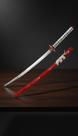 Katana Decorativa Japonesa Vermelha 102cm Katana Decorativa Japonesa Vermelha 102cm