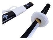 Katana Kikoku Trafalgar Law One Piece Lâmina Bambu Cosplay Preto Katana Kikoku Trafalgar Law One Piece Lâmina Bambu Cosplay Preto