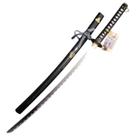 Katana Kill Bill Full Tang Em Aço Com Bainha Preta E Suporte