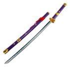 Katana Led Enma Roxa De Zoro Cosplayers Do Samurai Roronoa