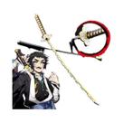 Katana Real De 25cm Do Demon Slayer, Espada De Metal Para Cosplay De Anime, Decoração De Quarto