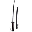 Katana Shinigami Preta Aço 70cm - Cosplay e Decoração