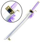 Katana Sword de madeira branqueada em tamanho real para cosplay e coleção