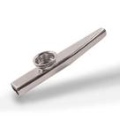 Kazoo musical metalico e prateado