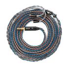 keephifi Cabo IEM 2 pinos 6ft+/2 metros, KBEAR ST16 Plus Upgrade Cabo Extensor para Fones 3,5mm 16 Fios, Cabo Prateado para KZ AS10, Truthear Hexa/Zero, Simgot EW100P, Moondrop Blessing2