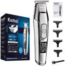 KEMEI Aparador de cabelo sem fio, profissional, visor LCD, cortador elétrico recarregável USB 5027