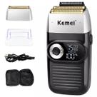 Kemei Barbeador Elétrico Profissional Foil para Homens kemei 2026