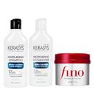 Kerasys & Fino Kit (Duo Moisturizing 180ml + Fino Premium Touch Hair Mask 230g)