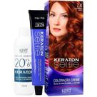 Keraton Selfie 7.4 - Louro Médio Cobre 50g - Kert Keraton Selfie 7.4 - Louro Médio Cobre 50g - Kert