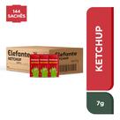Ketchup Elefante Sachê 144 Unid 7grs