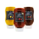 Ketchup Mostarda Barbecue Zero Açúcar Baixo Sodio Linea 350g