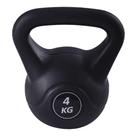 Kettlebell Black 4kg Ahead Sports para Treino Funcional e Força