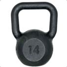 Kettlebell de Ferro Fundido - 14 Kg