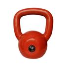 Kettlebell Emborrachado 12kg para Treinamento Funcional com Alça Anatômica Anilhas Fitness
