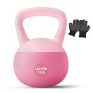 Kettlebell LAVVON 6,5 kg Macia Rosa Antiderrapante