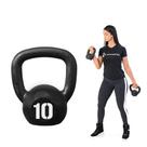 Kettlebell Pintado 10 Kg Para Academia Fitness Fixa