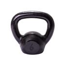 Kettlebell Pintado 6kg Preto Academia Home Gym Treino