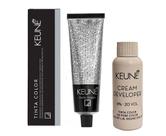 Keune Tinta Color 6.11 Louro Esc Cinza Int + Developer 20vol