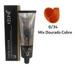 Keune Tinta Color Coloração 0/34 Mix Dourado Cobre 60ml