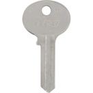 Key Blank Hillman 2008 com acabamento em latão universal