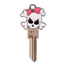 Key Blank Hillman 68 3D Girly Skull Design Metal