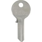 Key Blank Hillman KeyKrafter 2016 VR4 em latão de face única