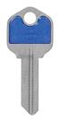 Key Blank Hillman KW1 Blue ColorPlus Home Office Key Blank Hillman KW1 Blue ColorPlus Home Office