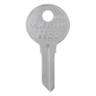 Key Blank Hillman Rockford House/Office de face única