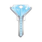 Key Blank Lucky Line Diamond Ring House Key KW/11