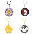 Key Chain Keyring Untitled Goose Game Funny Goose Alloy Key Chain Keyring Untitled Goose Game Funny Goose Alloy