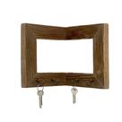 Key Hook Nordic Wooden 3 ganchos sem furadeira Entrada moderna