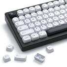 Keycaps XVX PBT White MOA Profile 137 teclas para teclado 100%