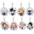 Keychain Charm Set Jujutsu Kaisen Yuji Gojo Acrílico Anime Keychain Charm Set Jujutsu Kaisen Yuji Gojo Acrílico Anime