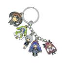 Keychain Set Date A Live Kurumi Yoshino Miku Inspirado no Anime
