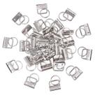 Keyfob Sets Sweet, 1 polegada, 45 unidades, hardware prateado Keyfob Sets Sweet, 1 polegada, 45 unidades, hardware prateado