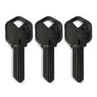KeySmart AirKey KW1 Blanks de Chave de Alumínio 3 Unidades Preto KeySmart AirKey KW1 Blanks de Chave de Alumínio 3 Unidades Preto