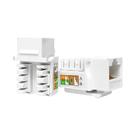 Keystone Cat5e RJ45 Emenda Branco Keystone Cat5e RJ45 Emenda Branco