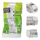 Keystone Conector Femea Cat.5 E T568 A/b Soho Plus Furukawa Keystone Conector Femea Cat.5 E T568 A/b Soho Plus Furukawa