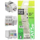 Keystone Rj45 Cat5e Branco Soho Plus Furukawa Caixa C/ 50 PCTS