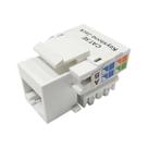 Keystone rj45 femea tipo idc cat. 5e branco