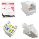 Keystone rj45 femea tipo idc cat. 6 branco