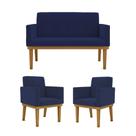Ki 02 Poltronas com base Oferta + Namoradeira Sala