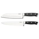 Ki Facas Cozinha 8" e Santoku 7' Infinity Inox Brinox Profissional Cozinha Cortar Picar